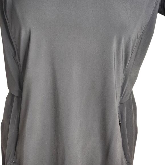 Lululemon‎ Go Endeavor Dress Womens Size 10 Black Mesh Back Vent UPF 50+ - Picture 3 of 11